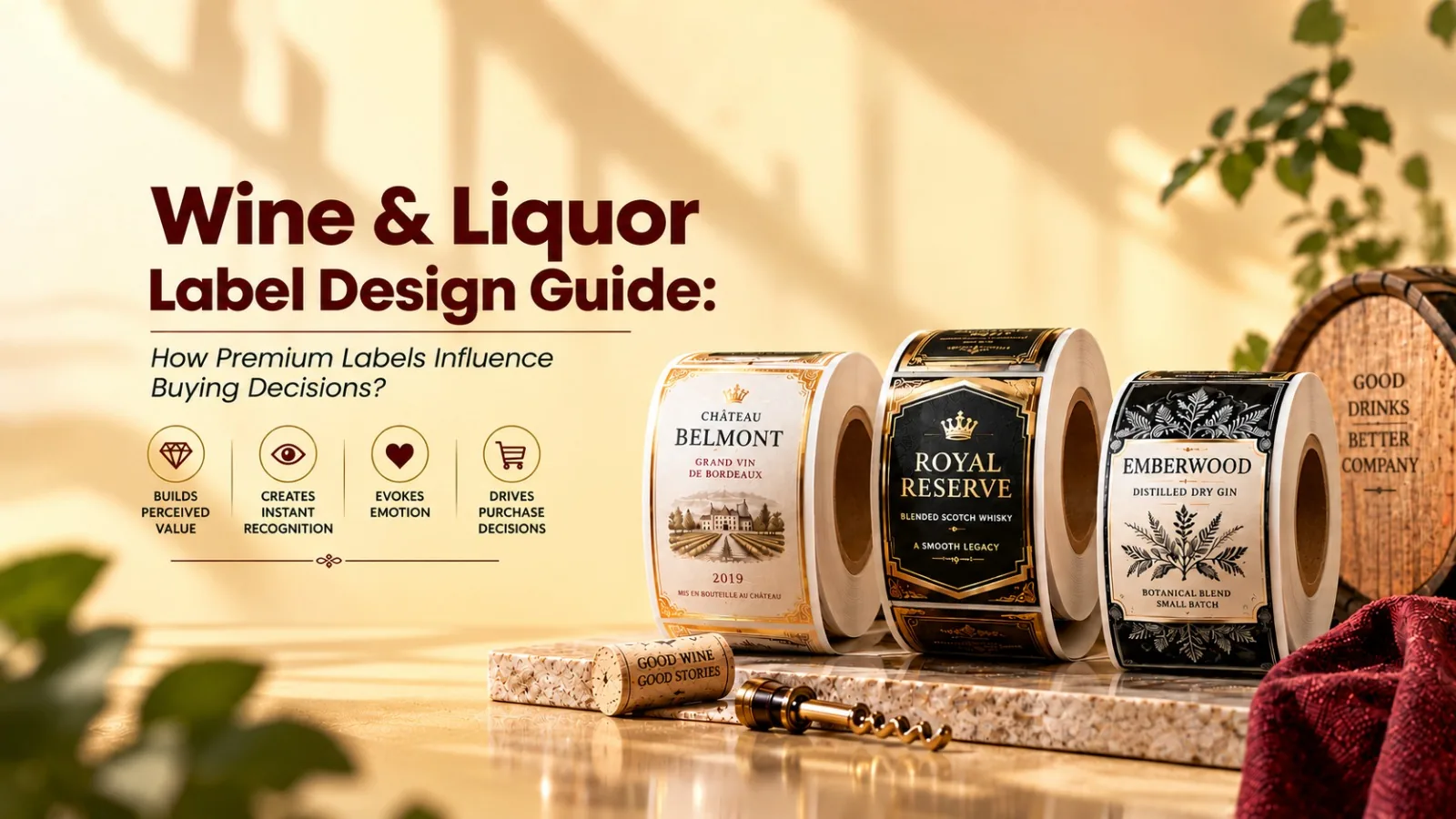 Wine & Liquor Label Printing