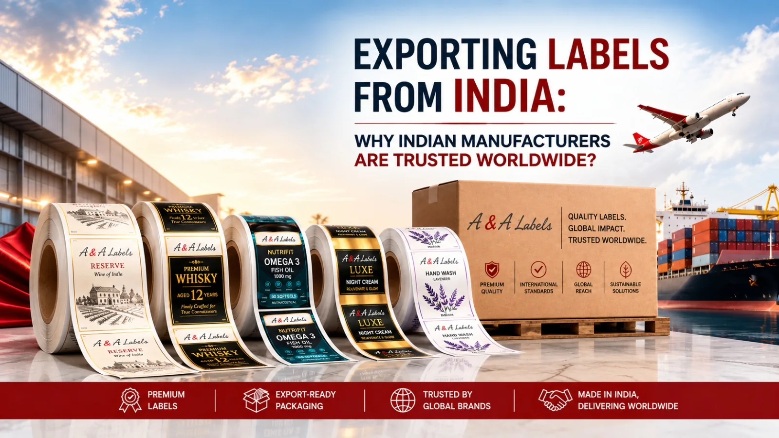 Label export from India