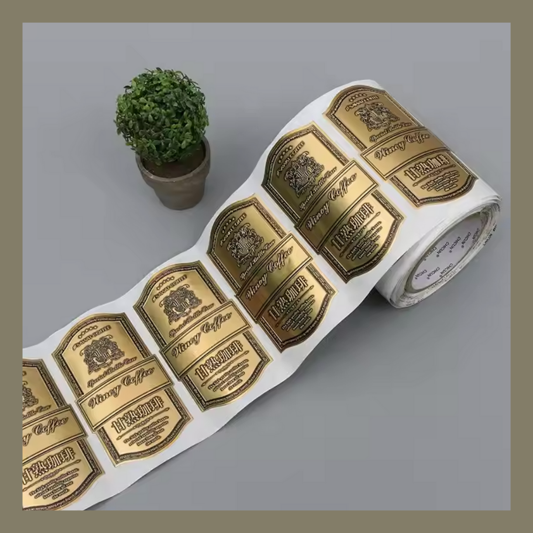 Gold bopp labels exporter