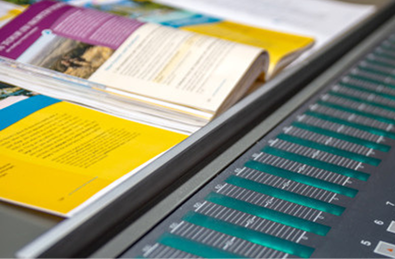 Offset printing label sample